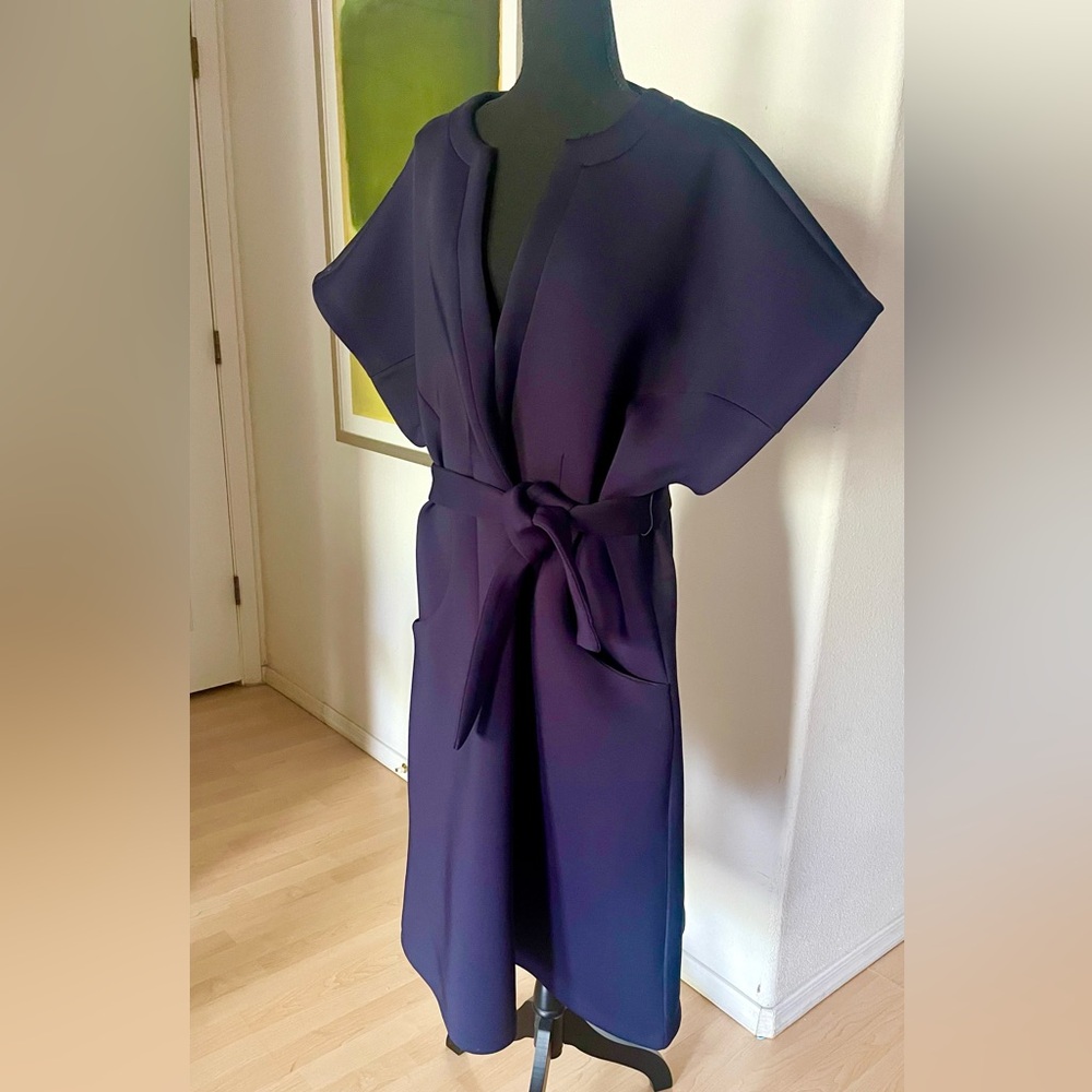 Nasty Gal Navy NEOPRENE dress